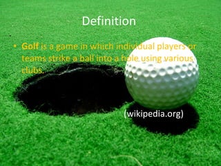 Basic Golf | PPT