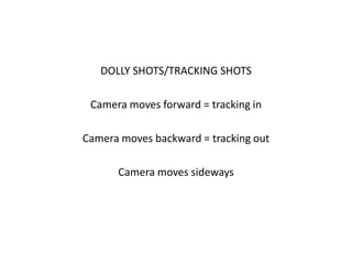 Forward Tracking Shot Example A Basic Grammar of Film | PPTX