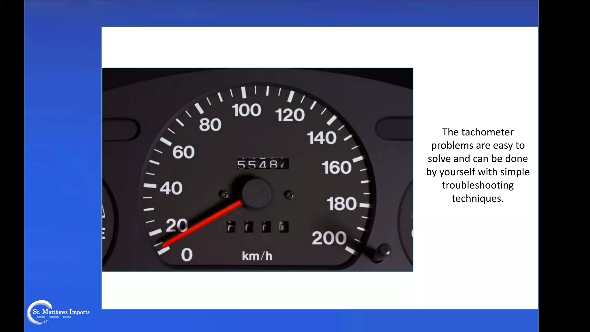 Basic Guidelines for Tachometer Troubleshooting | PPT