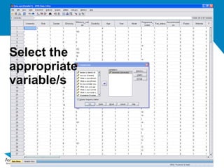 Basic guide to SPSS | PPT