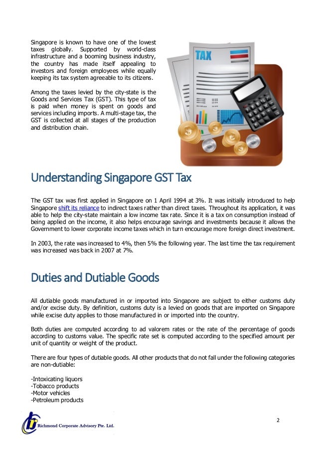 Basic Guide To Singapore GST