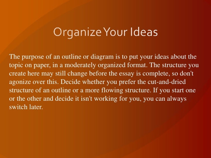 Basic guide to writing an essay