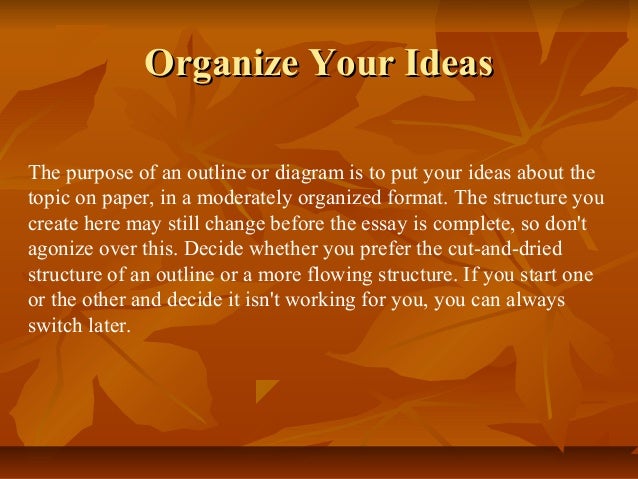 Basic guide to writing an essay[1]