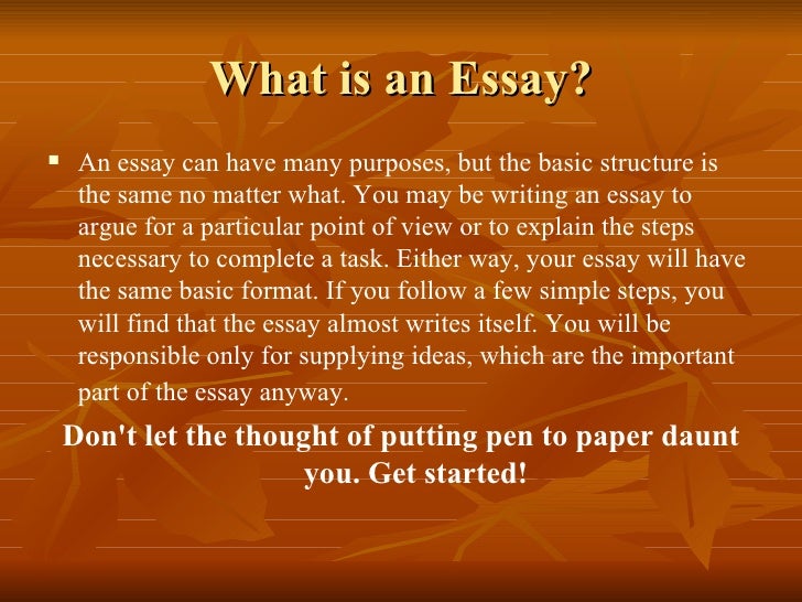 use of writing an essay