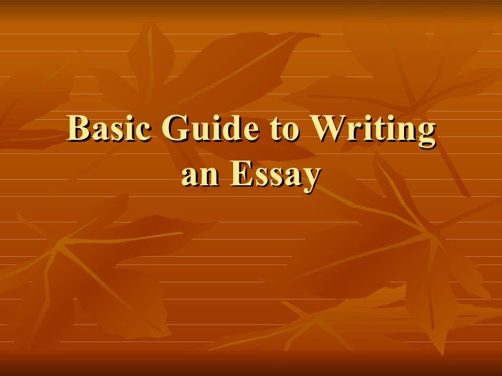 Admission essay writing basic guide