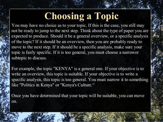 Guide to writing a basic essay