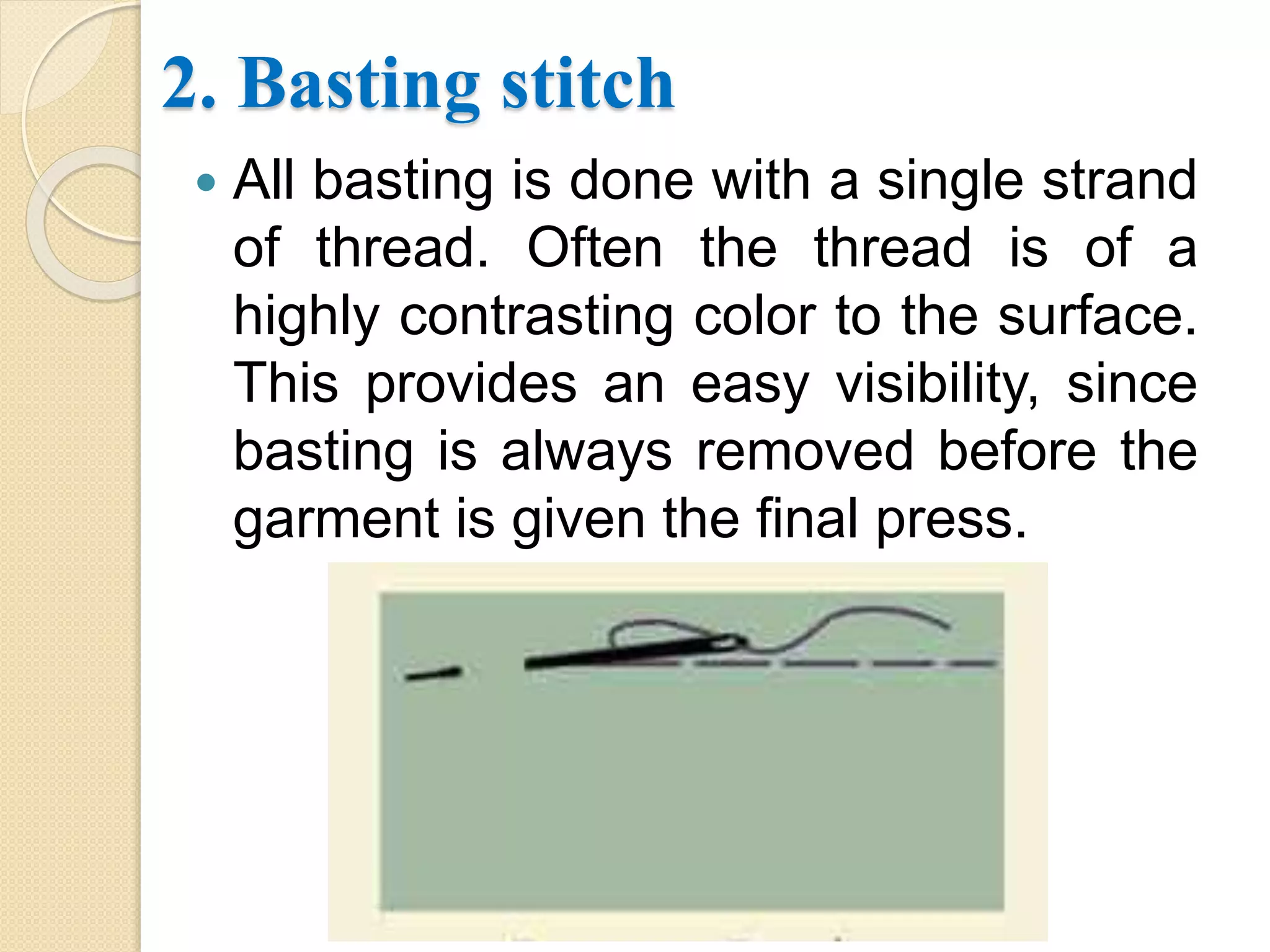 Basic Hand Stitches PPT