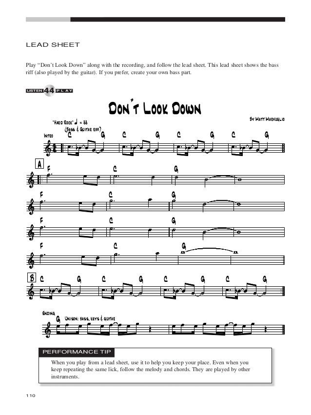 Basic hard rock for bass guitar