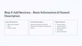 Basic Hazard Identification Template with eAuditor Audits and ...