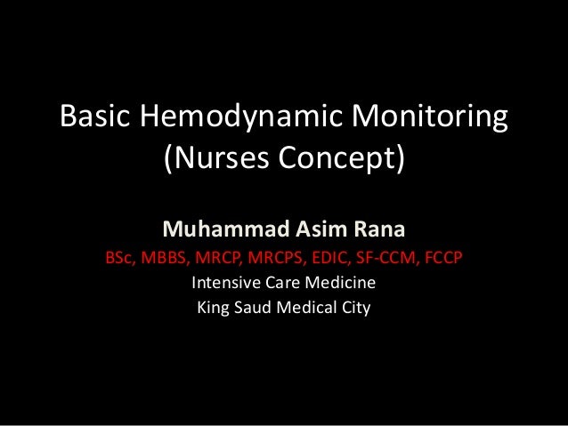 hemodynamics for dummies