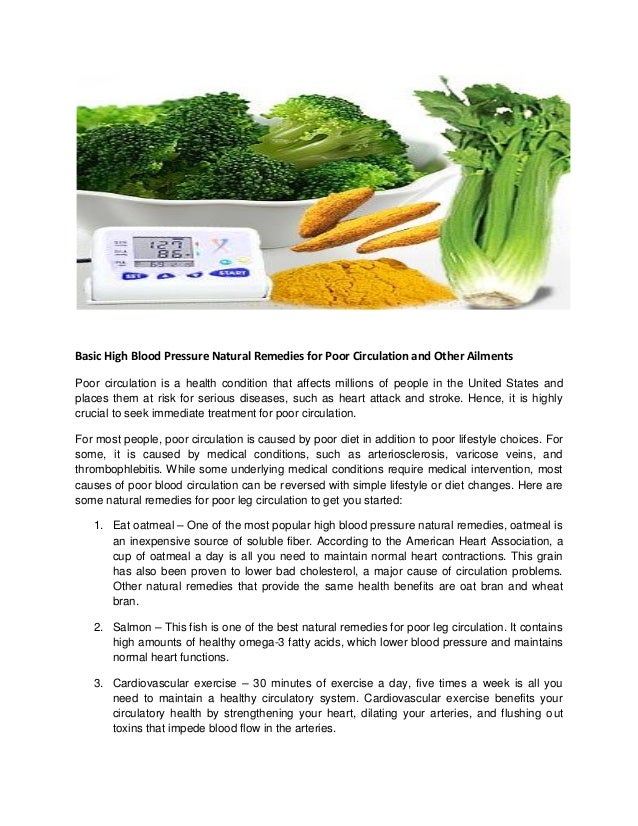 Basic High Blood Pressure Natural Remedies For Poor Circulation And Basic High Blood Pressure Natural Remedies For Poor Circulation And