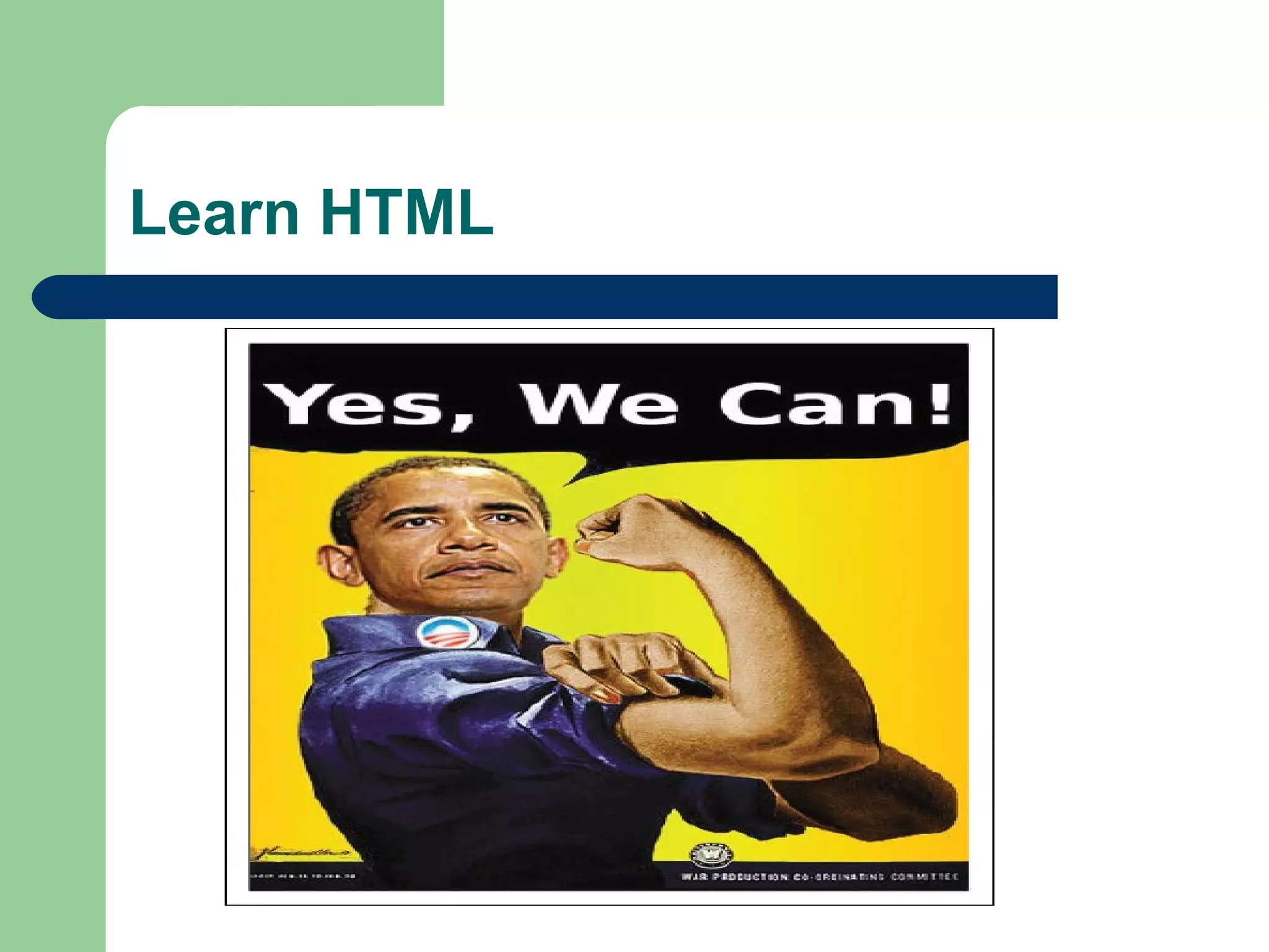 Learn HTML