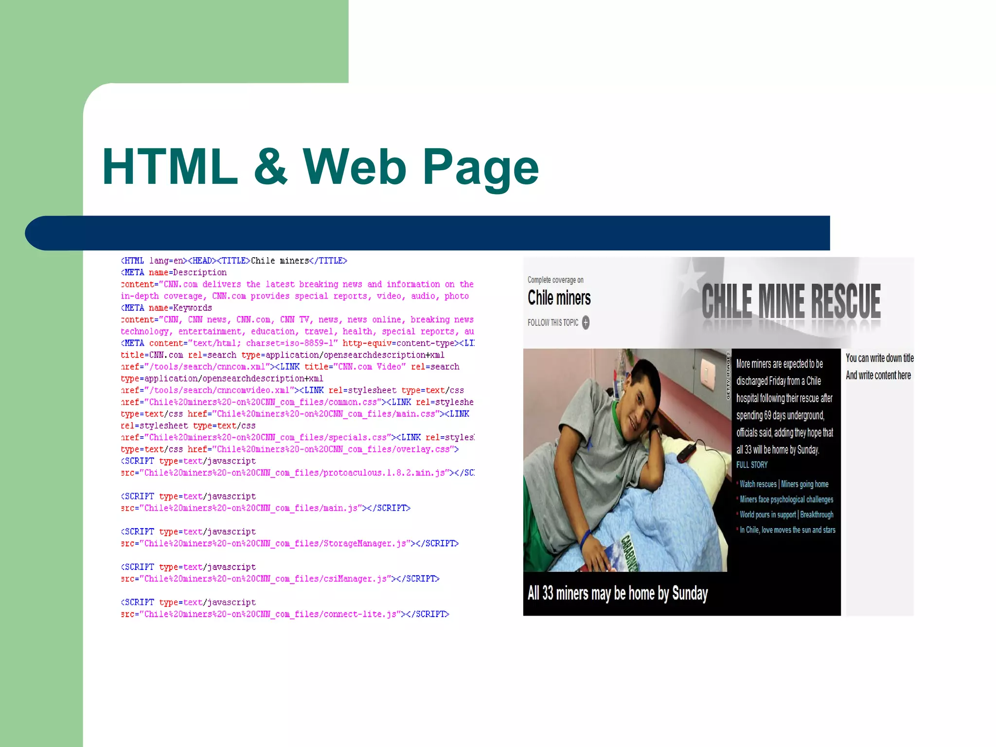 HTML & Web Page