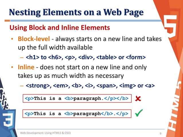Basic html structure | PPTX | Web Development | Internet