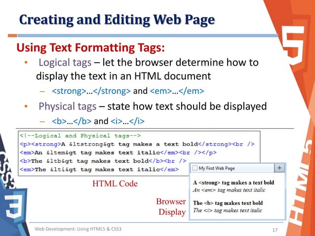 Basic html structure