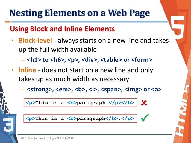 Basic html structure