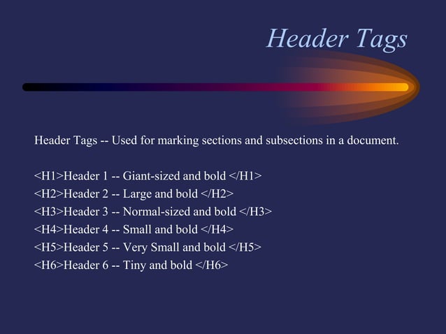 Basic HTML Tags.PPT