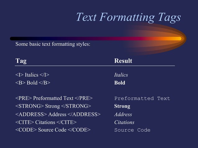 Basic HTML Tags.PPT