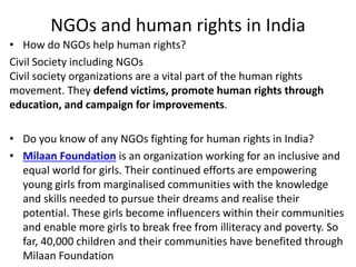 Ngo Human Rights Policy Examples Basic Human Right - Unit 3.pptx