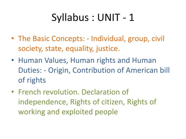 Basic Human Rights - unit -1.pptx | Hinduism | Religion & Spirituality