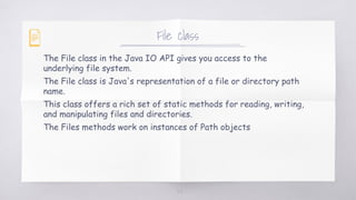 Basic i/o & file handling in java | PDF