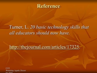 Basic ict skillsccodec10 | PPTX