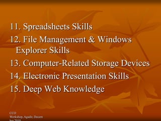Basic ict skillsccodec10 | PPTX