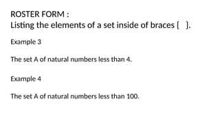 1. sets and basic notations | pptx Images High Quality... BASIC IDEAS OF SETS Grade 7 1st Quarter.pptx