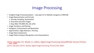 Basic image processing techniques | PPTX