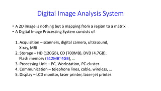 Basic image processing techniques