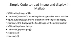 Basic image processing techniques | PPT