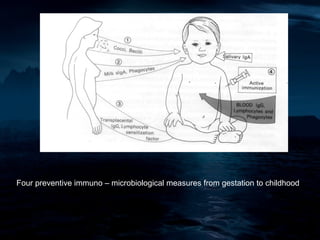 Four preventive immuno – microbiological measures from gestation to childhood
 