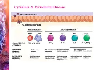 Cytokines & Periodontal Disease
 