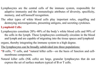 Comprehensive Overview of Immune System Cells and Hematopoiesis | PPT
