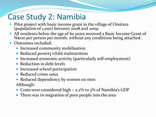 Implications Of A Basic Income Maureen O Reilly