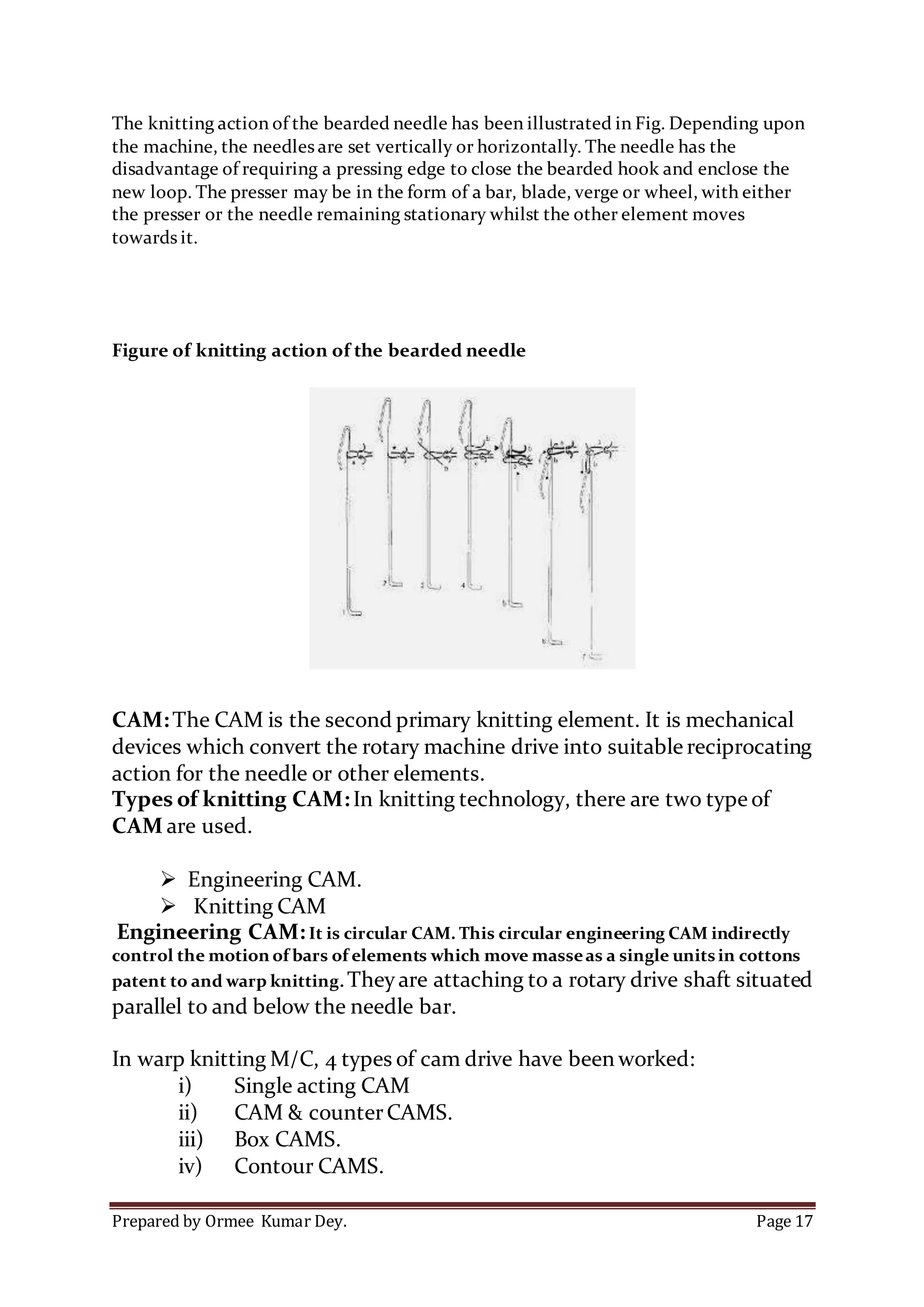 Basic information of knitting | DOCX