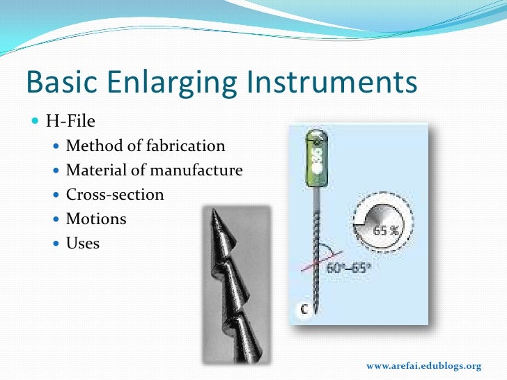 Basic Instruments Used In Endodontics