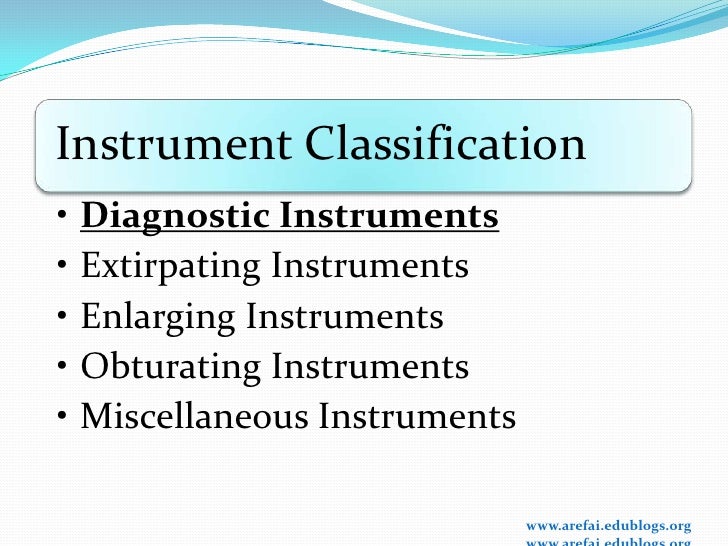 Basic Instruments Used In Endodontics