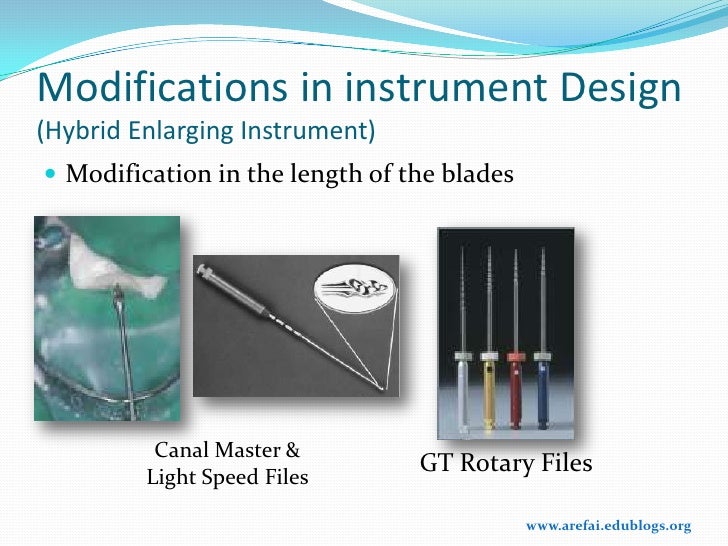 Basic Instruments Used In Endodontics