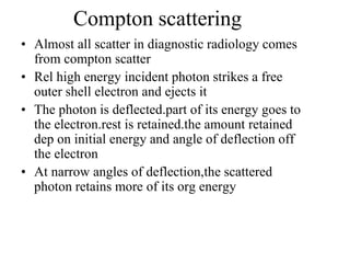 BASIC INTERACTIONS BETWEEN X RAYS AND MATTER.ppt