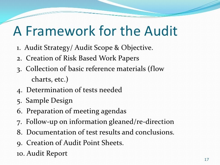 Audit Program Sample Philippines