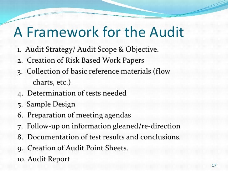 Audit Program Sample Philippines Audit Program Sample Philippines