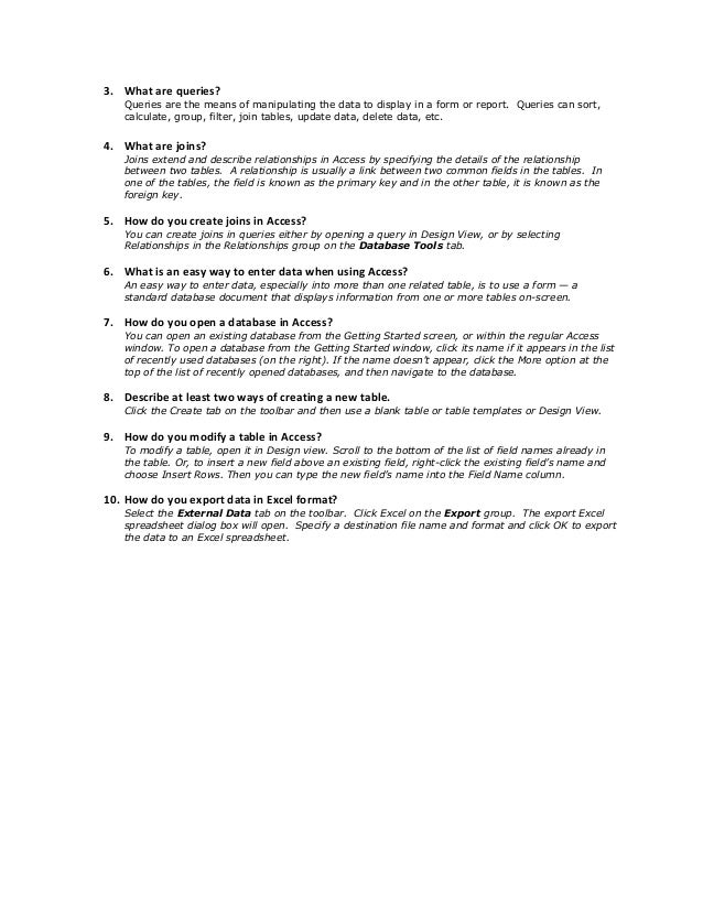 standard interview questions