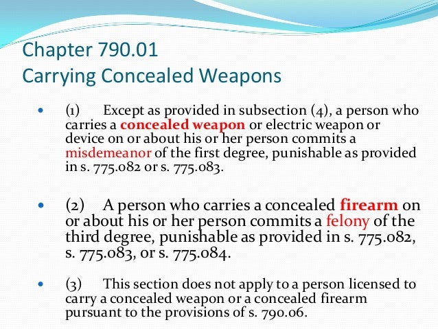 florida handgun duty to inform laws florida handgun duty to inform laws