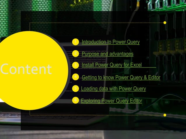 Basic introduction to power query | PPTX image.