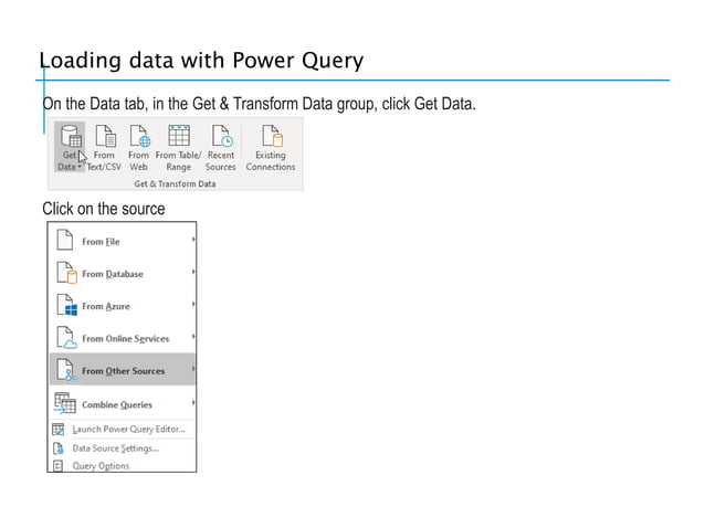 Basic introduction to power query | PPTX