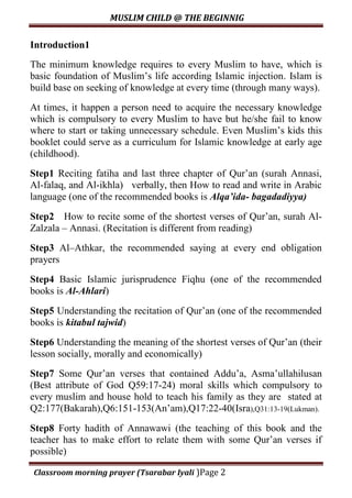 Basic islamic knowledge -Muhammmadu hamza Yalwa,Kano Nig. | PDF