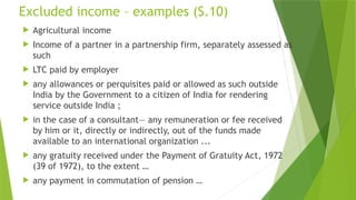 Basics of Income tax rules and e- filing | PPTX
