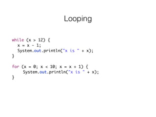 Basic java for Android Developer | PDF