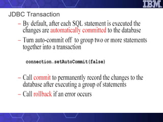JDBC Transaction 